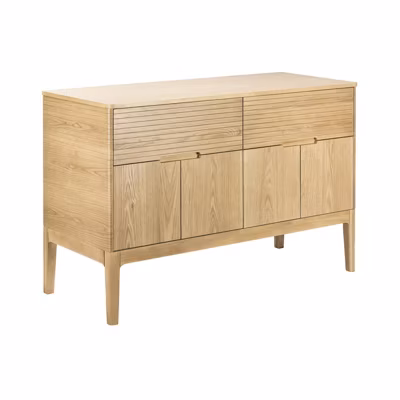 Meuble double-vasque 120 cm en chêne    ALASKA