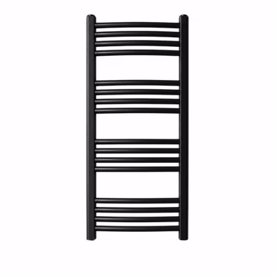Sèche-serviette eau chaude noir de 900mm de haut et 400mm de large – 326 Watt – LEN900/400PZXN