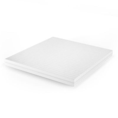 Vitalispa Matelas en mousse froide Blanc 180x200cm H3 degré de dureté, 7 zones