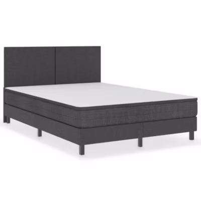 Lit double, Lit adulte, Sommier à lattes de lit Gris Tissu 160×200 cm