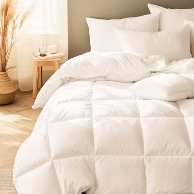 Couette naturelle – Tempérée – 30% duvet 300 g/m²  140×200 cm NEVADA