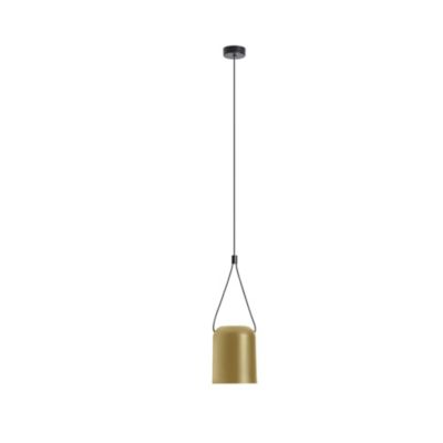 Leds-C4 Attic – Pendentif décoratif suspendu au plafond or peint en noir mat 1x E27 / 250cm