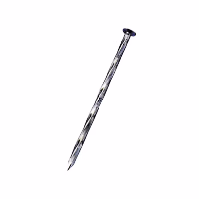 Pointe torsadée acier clair 4,10×100 mm – Boîte 5 kg – Réf. 780507