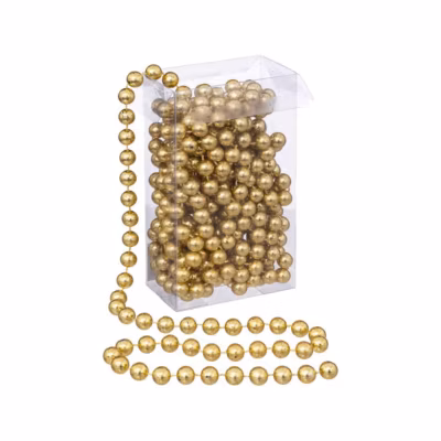 Guirlande de Noël Perle Doré 10 mm x 5 m – Atmosphera
