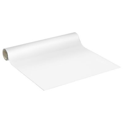 Rouleau adhésif décoratif Vinyle au Mètre – Sticker Lavable Imperméable Mur Cuisine Meubles – 60cmx4m – Blanc