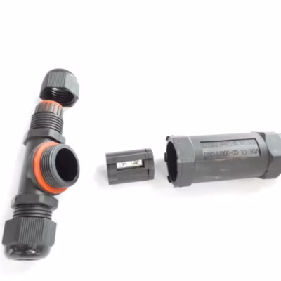 Connecteur en T étanche IP68 NOIR – SILAMP