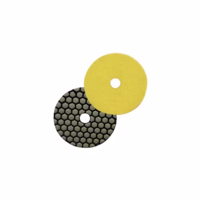 Pad de polissage diamanté à sec auto-agrippant D.125 mm x Gr. 200 – Granit, marbre, pierre naturelle – Diamwood