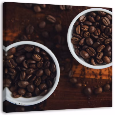 Tableau sur toile, Tasse à café 60×60 cm