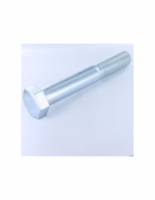 Corps de boulon filetage partiel Tête hexagonale TH M22X120 Classe 8.8 Acier zingué – 1 pièce