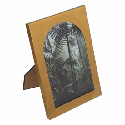 Cadre photo métal Neyla 10x15cm or – Atmosphera