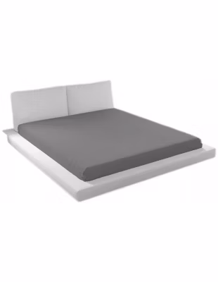 Drap Housse coton Biologique Anthracite – 160x200cm