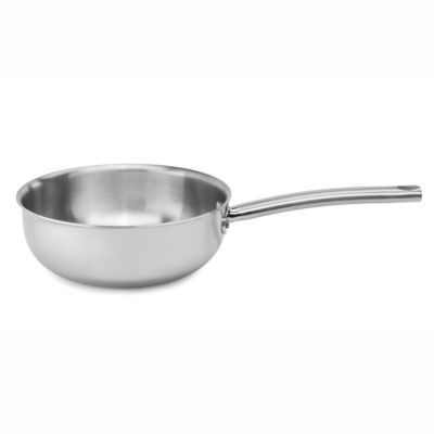 Casserole Bombée Multi-Métal 20 à 24 cm – Pujadas – l20- L40- P0.1- h7.5- Aluminium/inox