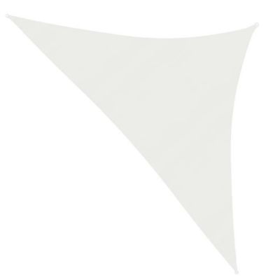 vidaXL Voile d&rsquo;ombrage 160 g/m2 Blanc 2,5×2,5×3,5 m PEHD