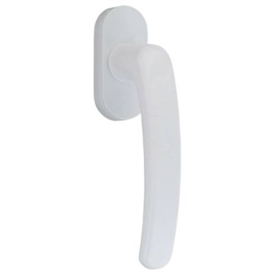Poignée de fenêtre oscillo-battante PVC laqué blanc RAL 9016