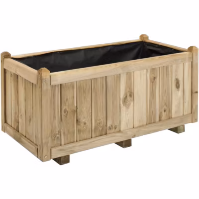 Bac à fleurs bois Vendôme 113 litres