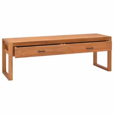 Prolenta Premium –  Meuble TV 140x40x45 cm Bois de teck