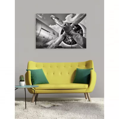 Tableau verre acrylique Aviation 130 x 90 cm – Décoration murale photo pour la maison