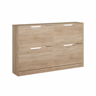 Vicco Benne à chaussures Sonoma 116.6×72.5cm avec 4 compartiments