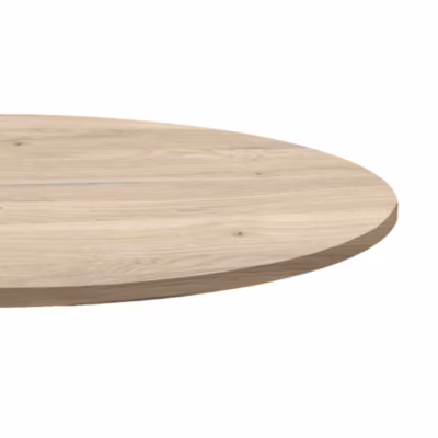 Plateau rond 90cm decor chene ponty – Restootab