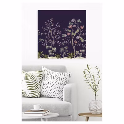 Poster intissé ROSES ROMANTIQUES 90 x 90 cm – Décoration intérieure HD