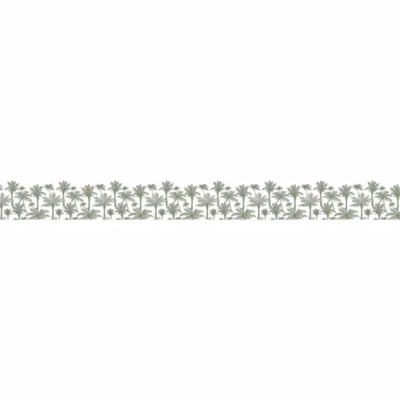 Frise adhésive décorative autocollante, motif palmiers verts, 5 cm X 300 cm – Maere