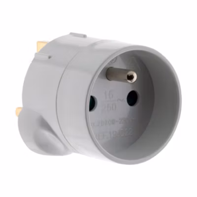 Adaptateur prise voyage France vers UK – Zenitech