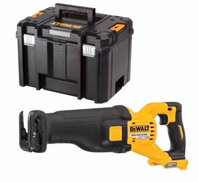 Scie sabre 54V XR FLEXVOLT (sans batterie ni chargeur) + coffret T-STAK IV – DEWALT – DCS389NT-XJ