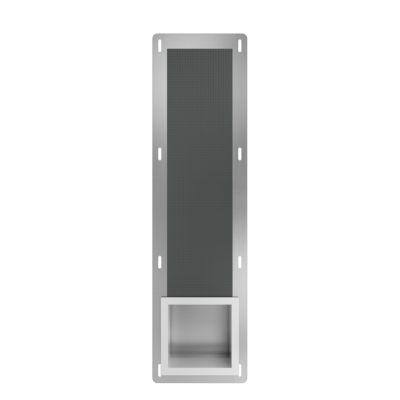 Balneo Distributeur papier-toilette encastrable 72×19,5×12,1cm, acier inoxydable, finition inox, WALL-BOX PAPER 3
