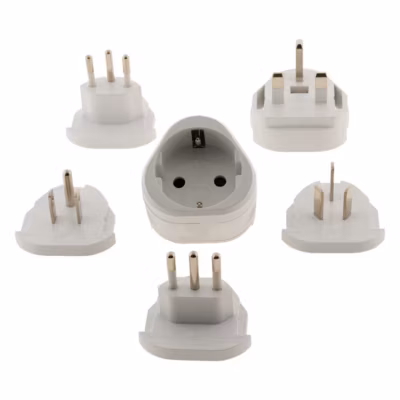 Adaptateur de voyage encastrable 2 prises – Zenitech
