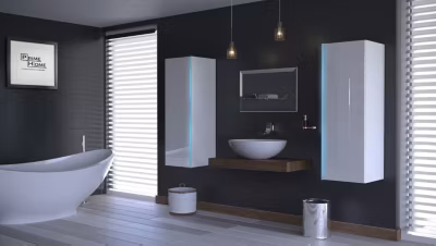 Ensemble meuble de salle de bain ALIUS 10 II blanc