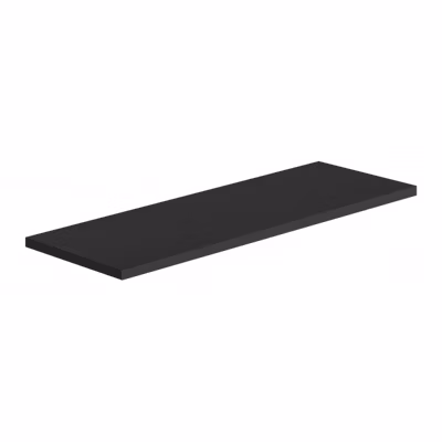 Étagère murale en bois noir, 56x20x1,8 cm – Smart