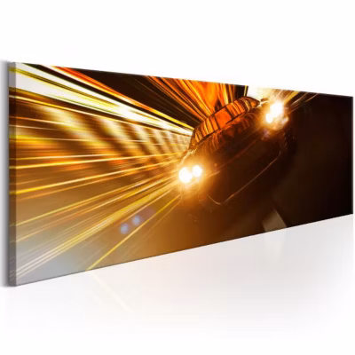Tableau déco Night Rally 120×40 cm