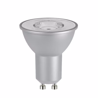 Ampoule LED GU10 – 7W – Blanc Naturel 4000K – Spot Dimmable – 575lm – Argent
