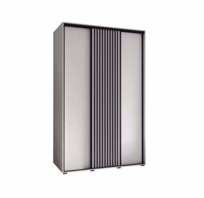 Armoire Lanko 1 a portes coulissantes H. 235,2 x L. 150 x P. 45 3 portes
