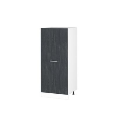 Vicco Armoire haute Béton noir 60cm