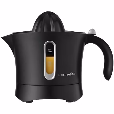 Presse-agrumes – LAGRANGE – 539001 – 0,5 litre – 30 Watt – Noir