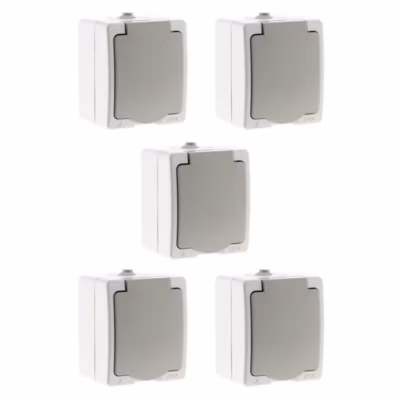 5 prises 2P+T raccordement rapide Zenitech