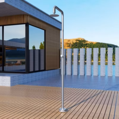 Douche de piscine en Acier Inoxydable – OREGON POOLIMEX