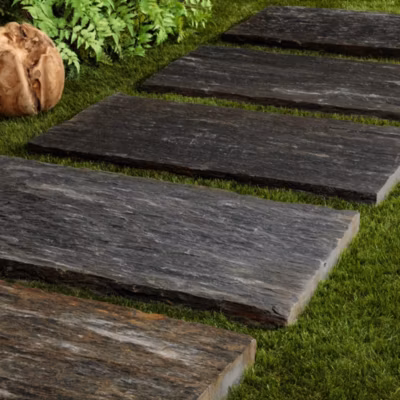 Pas japonais Rectangle Schiste 100x50x3-7 cm (lot de 5) – RO&rsquo;MA NATURE