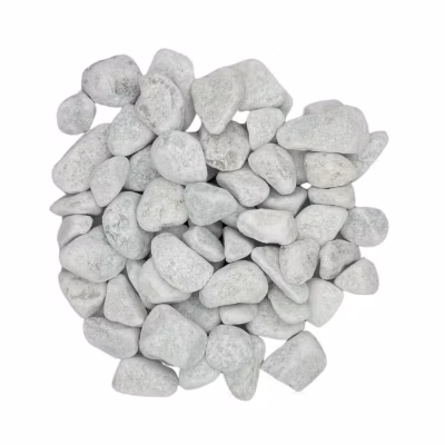 PACK 500kg Galet de Marbre Blanc de Carrare 15/25 mm (20 Sacs x 25kg) – Livraison STANDARD