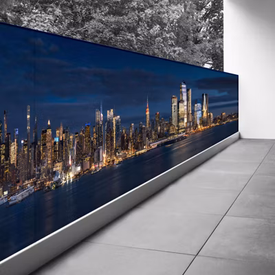 Brise vue Trompe l&rsquo;oeil – 120×450 cm – New york 3617689694658