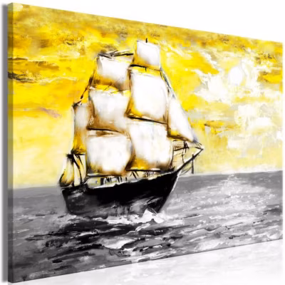 Tableau Spring Cruise (1 Part) Wide Yellow 90×60 cm