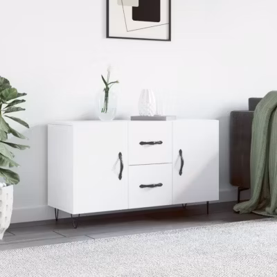 vidaXL Buffet blanc 100x36x60 cm bois d&rsquo;ingénierie 828164