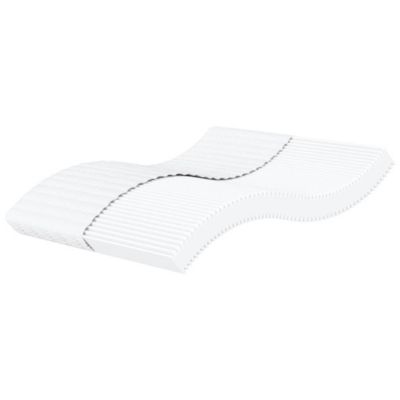 Matelas en mousse blanc 200×210 cm dureté H2 H3 vidaXL