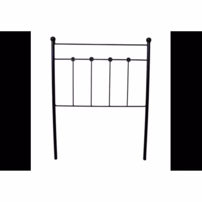 Tête de lit Ducal Forge pour lit 135 Noir 143x125x4. Matris