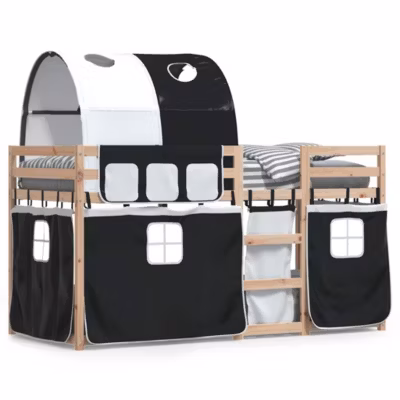 Cadre de lit, Lit superposé sans matelas 90×200 cm bois de pin massif