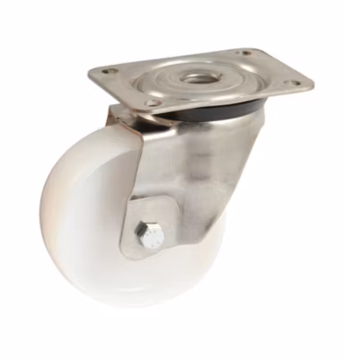 Roulette polyamide inox D125mm pivotante – AVL – 890833L