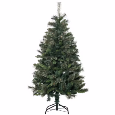 Sapin de Noël artificiel dia. 84 x 150H cm 665 branches épines imitation Nordmann grand réalisme vert