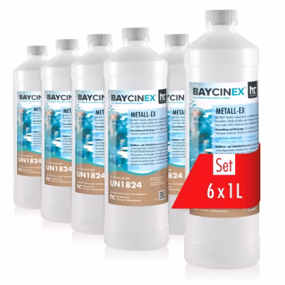 6 x 1l Séquestrant Métaux Anti-métaux, Élimine Fer, Cuivre, Argent Et Calcium, Réduit La Dureté Totale De L&rsquo;eau