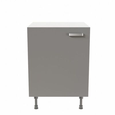 Meuble de cuisine bas – 60 cm – Caisson coloris Lino
